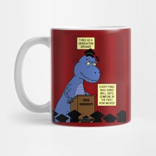 T-Rex as a Graduation Speaker Mug